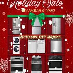 Holiday Sale @ R&R Appliances Outlet In Moreno Valley 12/6