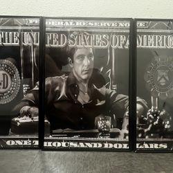 Tony, Montana Three-Piece Poster Set