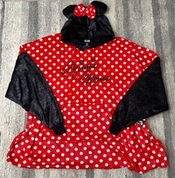 Disney Minnie Mouse oversized hoodie sweater NEW - Size XL