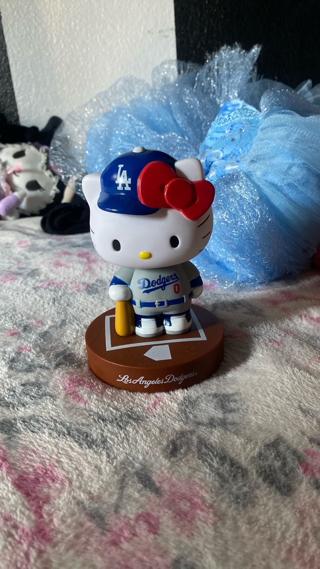 Hello Kitty Dodgers Bobble Head
