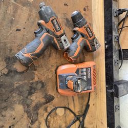 Ridgid  12v Mini Impact And Drill