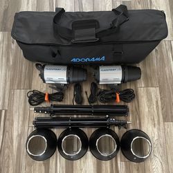 Adorama Studio Flash/Strobe Monolight Kit x2