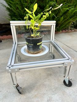 Industrial aluminum utility cart
