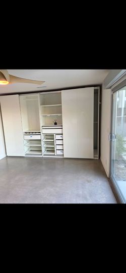 Ikea pax system wall closet
