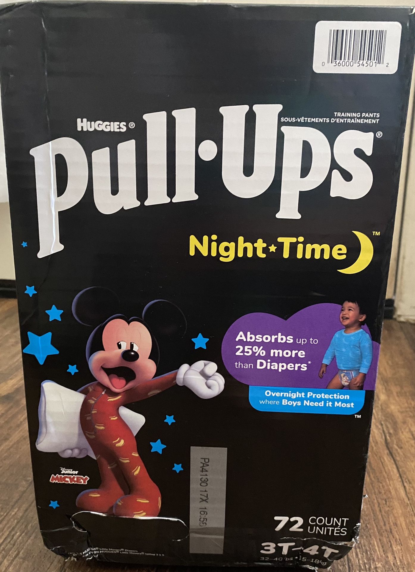 Huggies Pull • Ups Night Time Size 3T - 4T