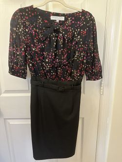 Trina Turk Size 2 Stars And Bow Pencil Skirt Dress