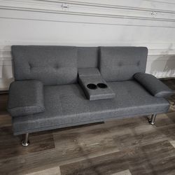 Fabric Futon Couch Sofa Bed