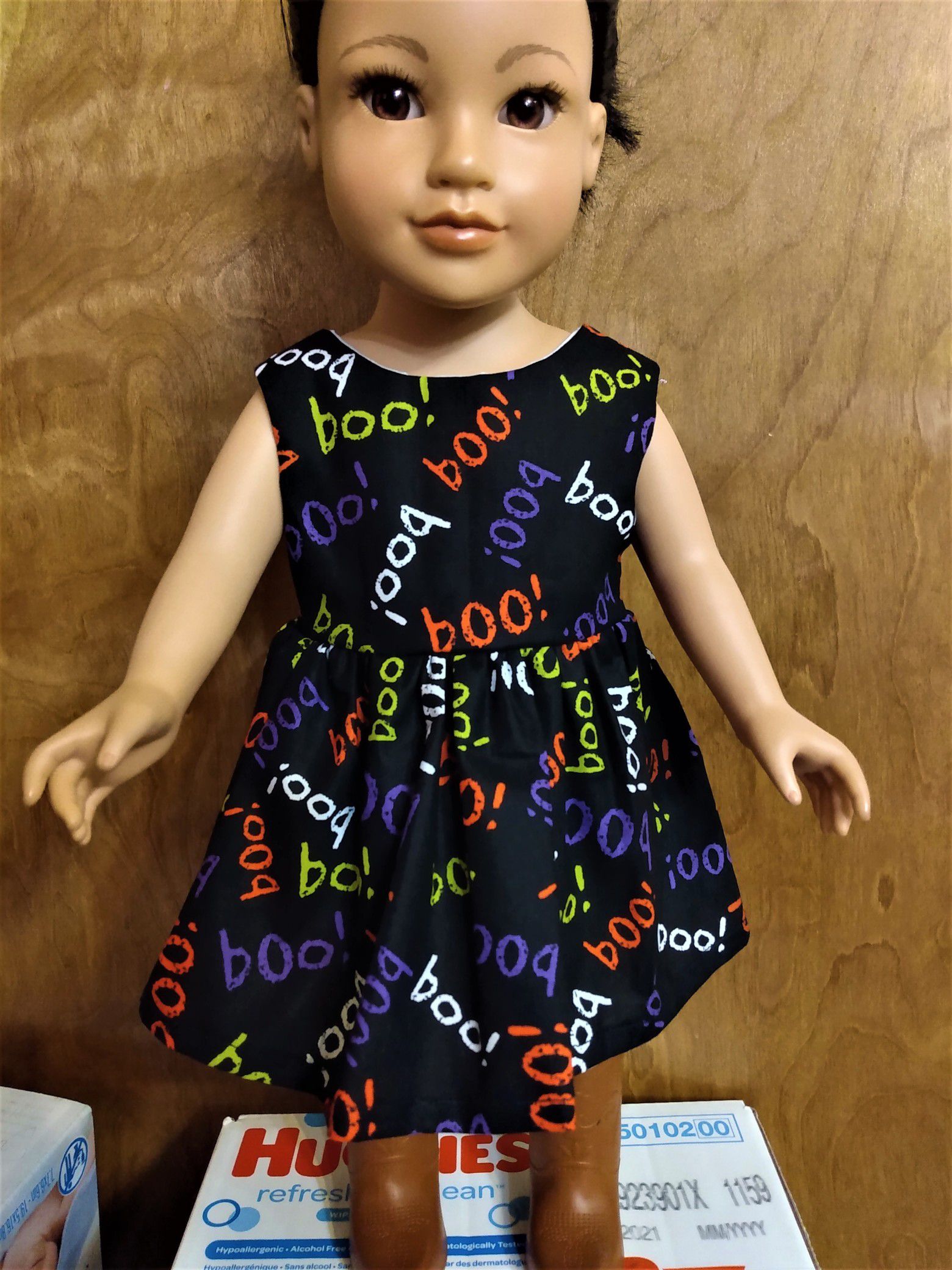 American Girl Or 18 inches Doll Dress Made To Fit 18 inches Dolls Boo Halloween