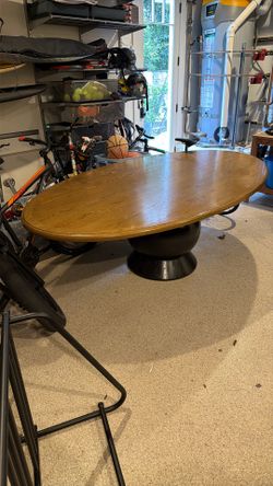 Large Wooden Dining Table