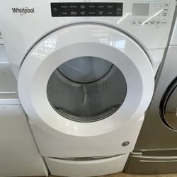 Whirlpool Electric Dryer With Pedestal In Excellent Condition 