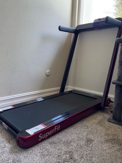 Folding treadmill