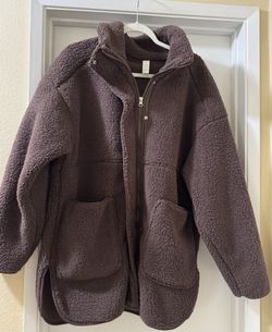 Brand New Yogolicious Oversized Chocolate Brown Sherpa Jacket
