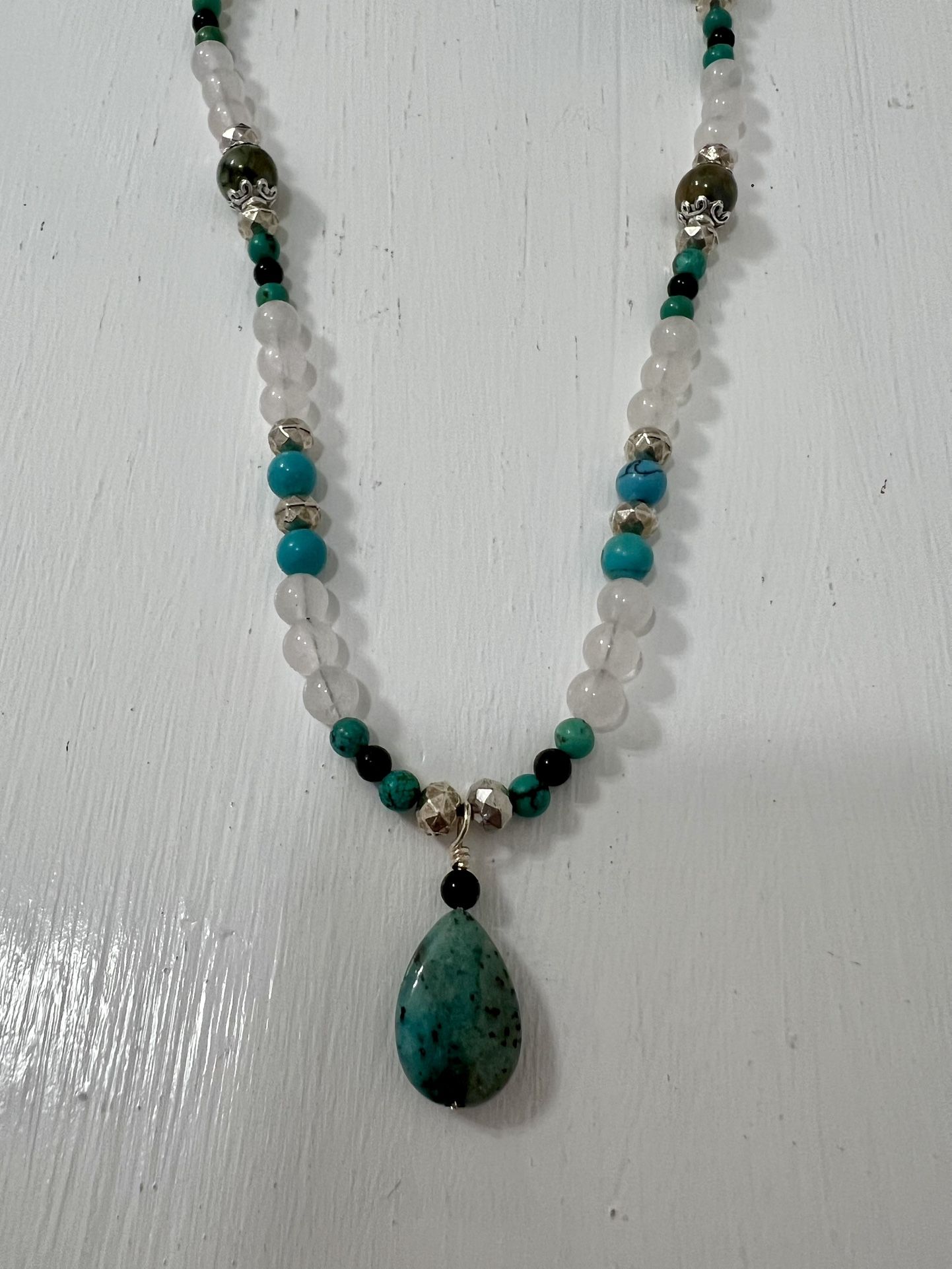 Multi Gemstone Beaded Necklace