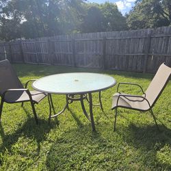 Outdoor Table And Two Chairs