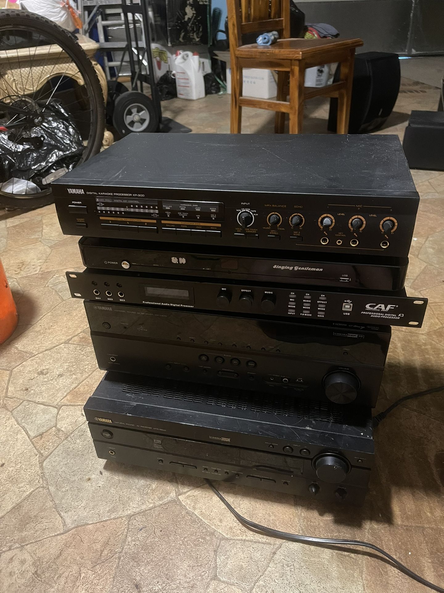 Home Theater audio Receiver and Karaoke Machine 3 Yamaha