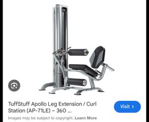 Leg extensions curl