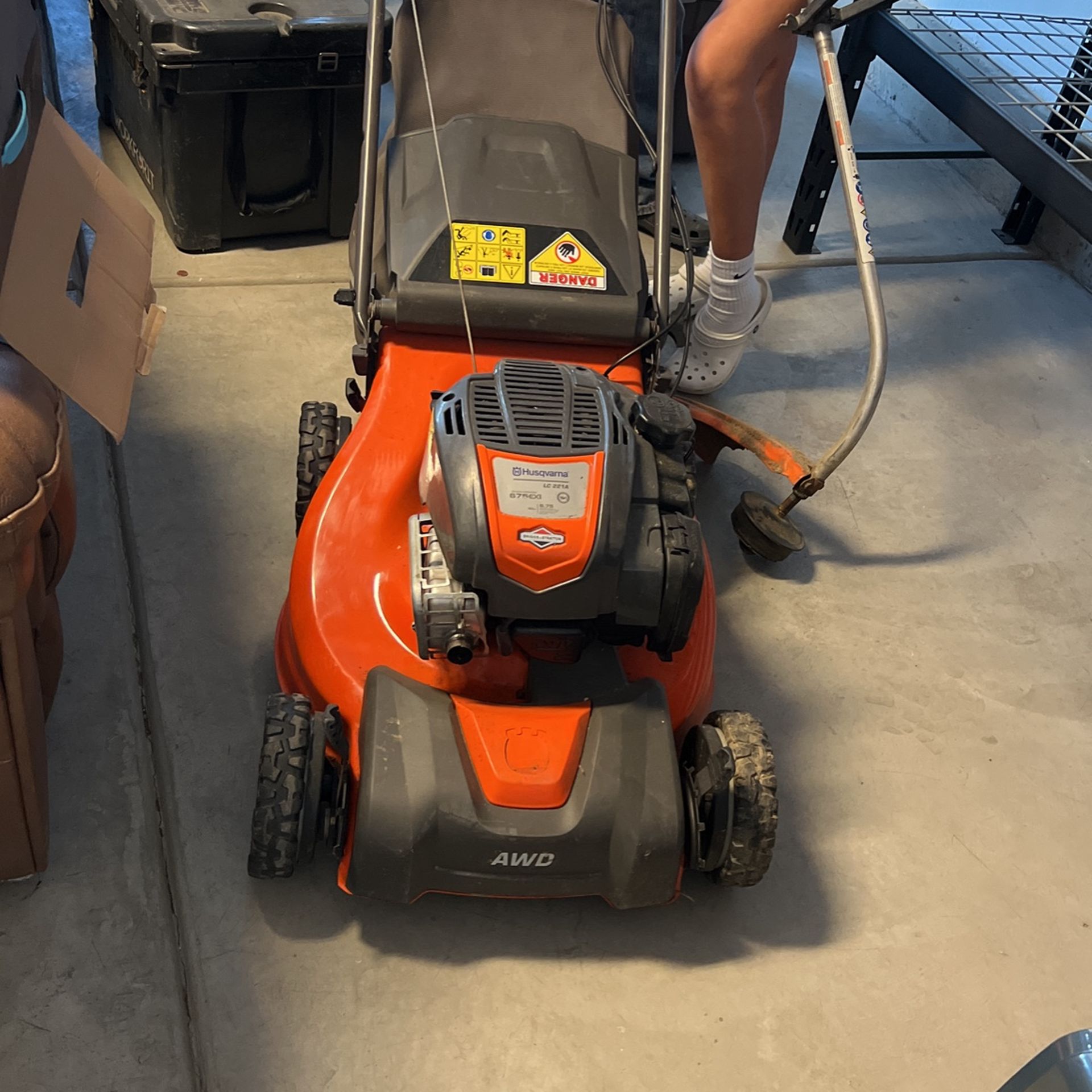 Lawn Mower & Weedeater