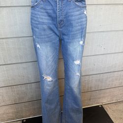 Women’s ENJEAN Denim high-rise, distressed, flare or bootcut style Size 7