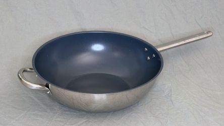 IKEA 13-Inch Stainless Steel Wok, Nonstick