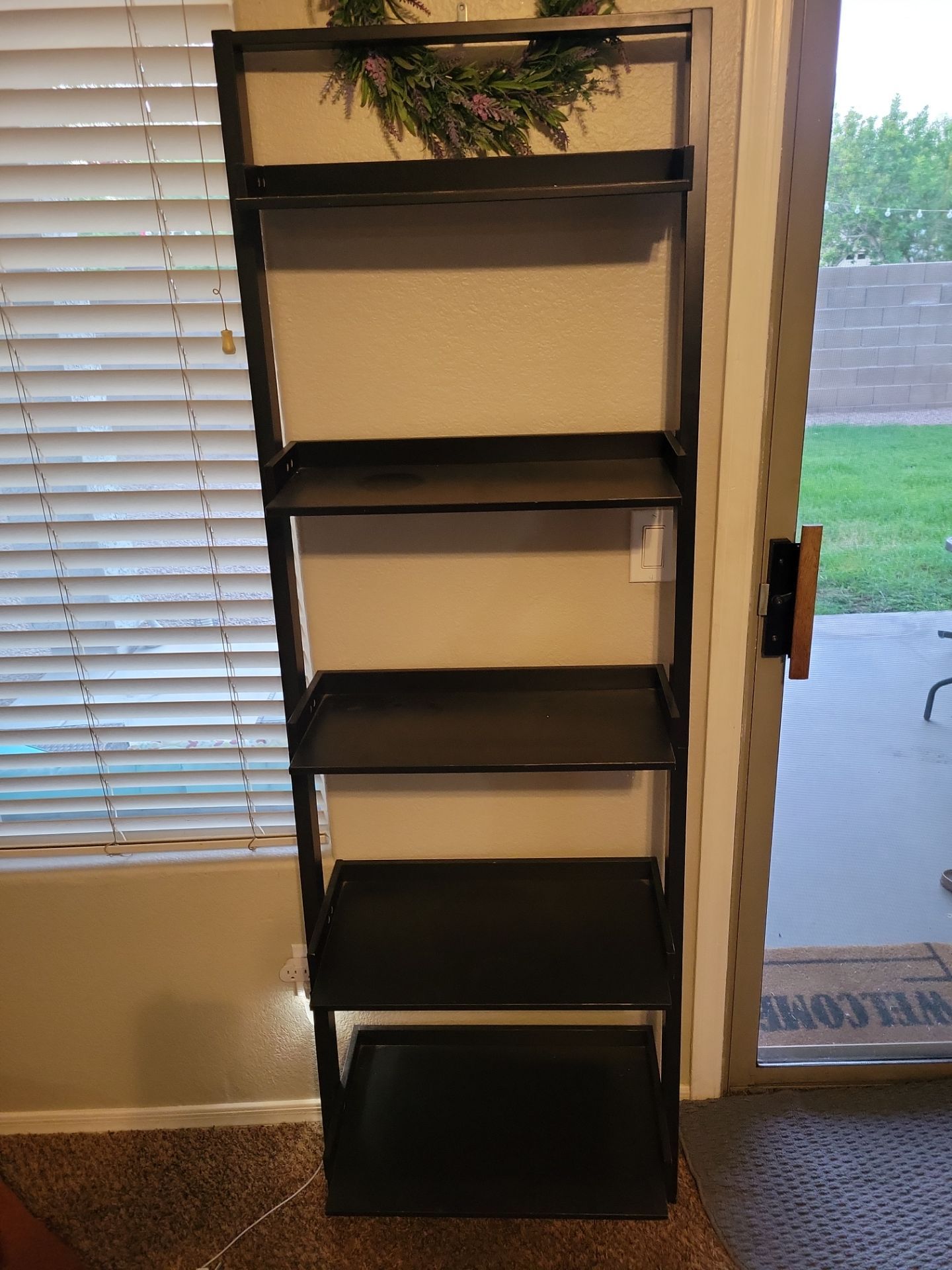 5 tiered ladder shelf