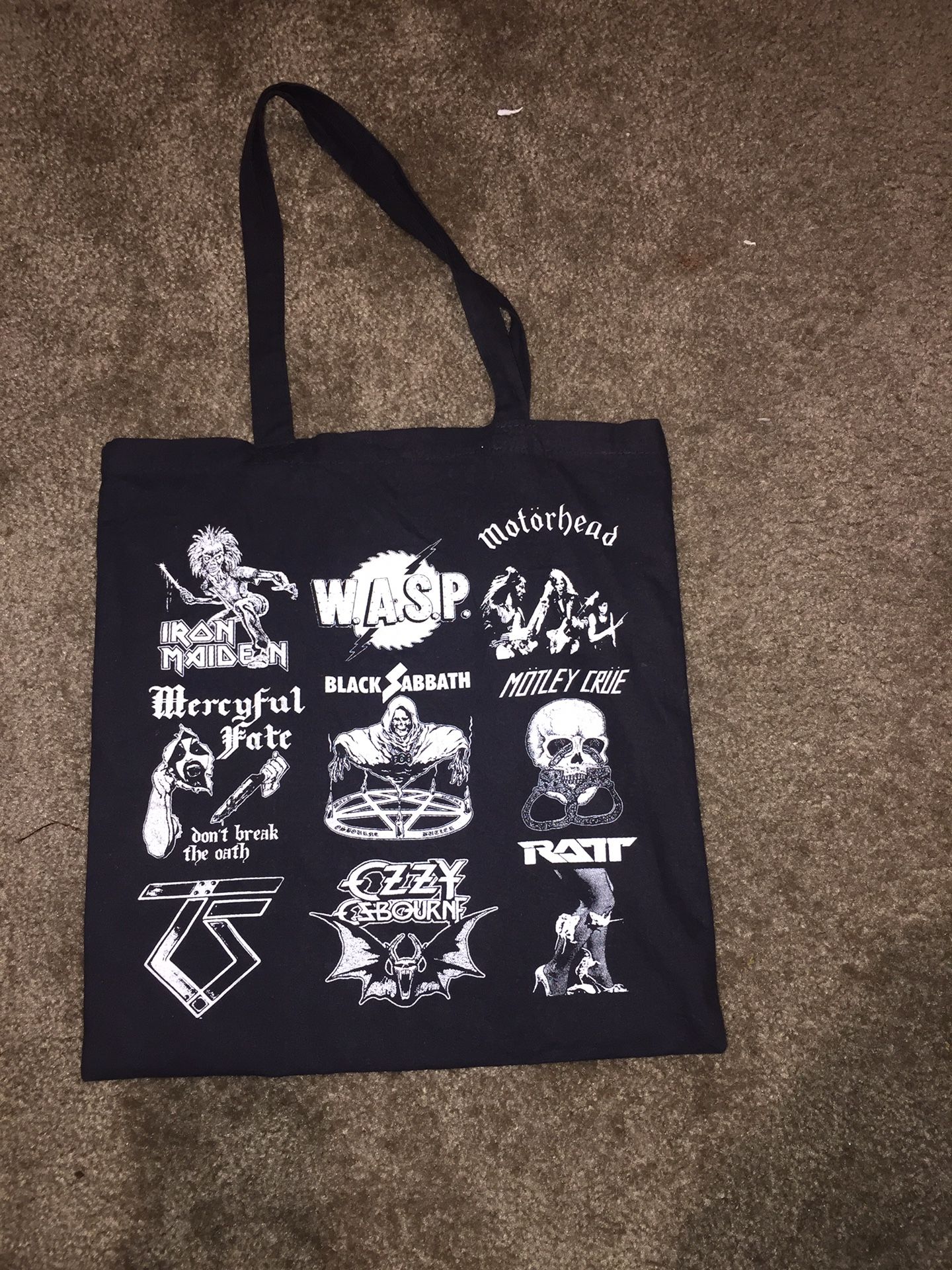 Heavy metal band bag