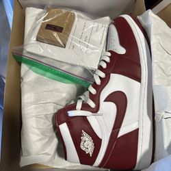 Air Jordan 1 Retro OG High Artisanal Red Sz 12.5 Sneakers Basketball 