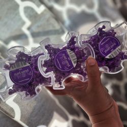 Purple Push Pins In Puzzle Piece (7 Available) I