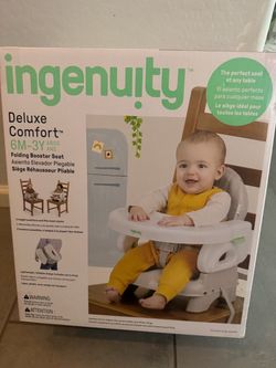 Ingenuity Deluxe Comfort Folding Booster Seat