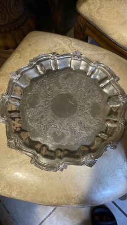 tray silver plated