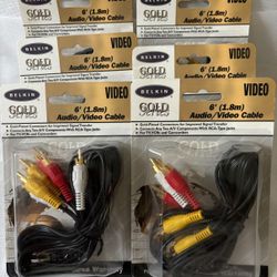 Belkin Gold Series RCA Audio & Video Cable - 6 Ft (1.8m)