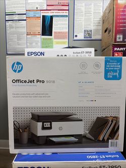 HP OfficeJet Pro 9018 All-in-One Wireless Color Printer Scan Copy Fax