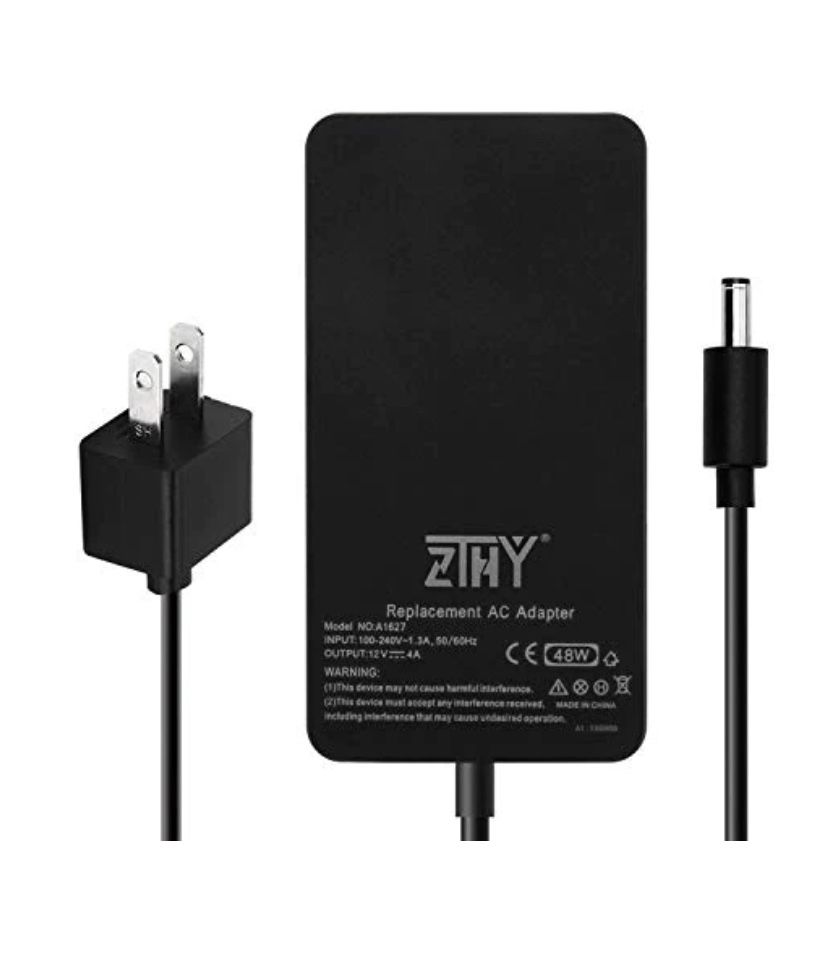 ZTHY 48W 12V 4A 1627 AC Adapter Charger Replacement for Microsoft Surface Pro 3 Docking Station 1664 Power Supply Transformer with Power Cord
