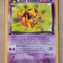 Dark Kadabra 1st Edition 39/82