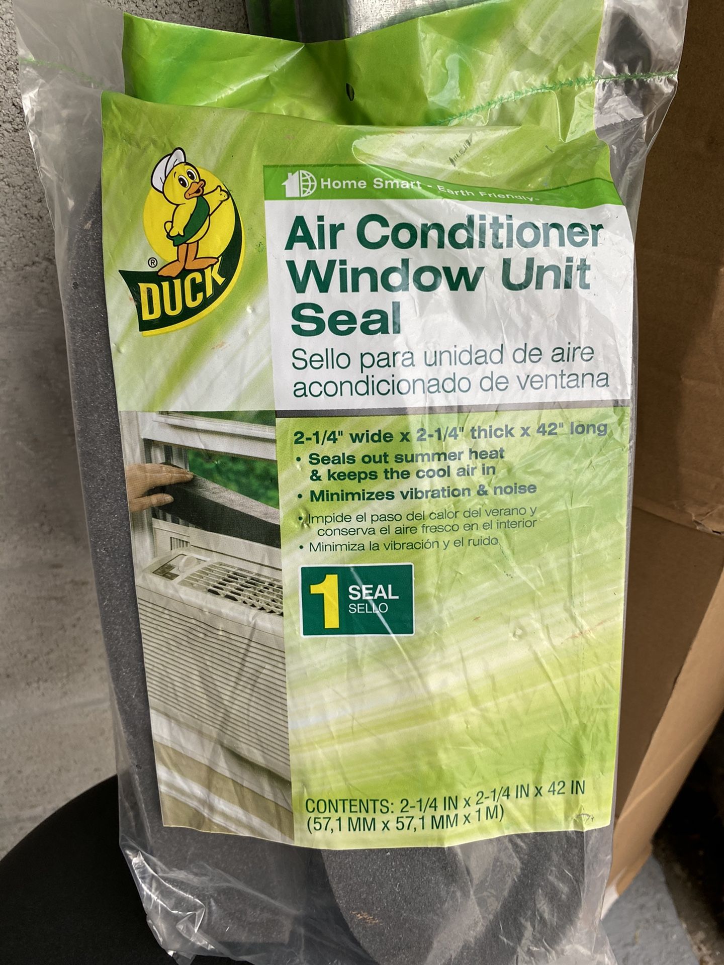AC window unit seal