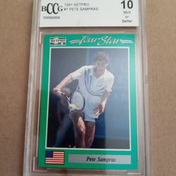 Pete Sampras Tennis Graded 10 Card