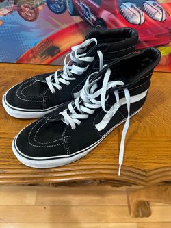 Vans Sk8-Hi Black White High Top Sneakers Men’s Size 12