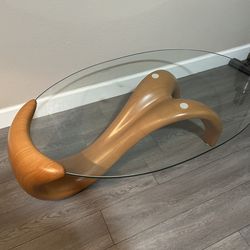 Modern glass table