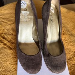 Vintage High Heels 👠 Brown Suede 