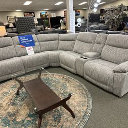 6 Piece Reclining Sectional 