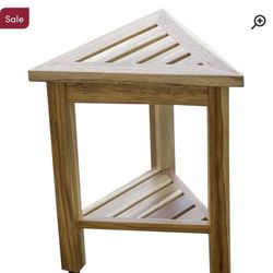 Teak Shower Bench-Brand New In Box
