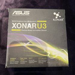 ASUS XONAR U3 - Mobile Headphone Amp USB Soundcard