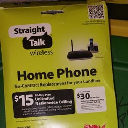 Straight Talk For Home Phone .Used Once