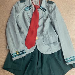 My Hero Academia Girls School Uniform - Small - Blazer, Skirt & Tie
