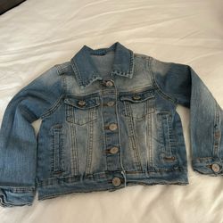 $8 TODDLER, BLUE JEAN JACKET FOR GIRLS 