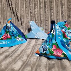 Lot of 4 48 Pc Puzzles Blues Clues