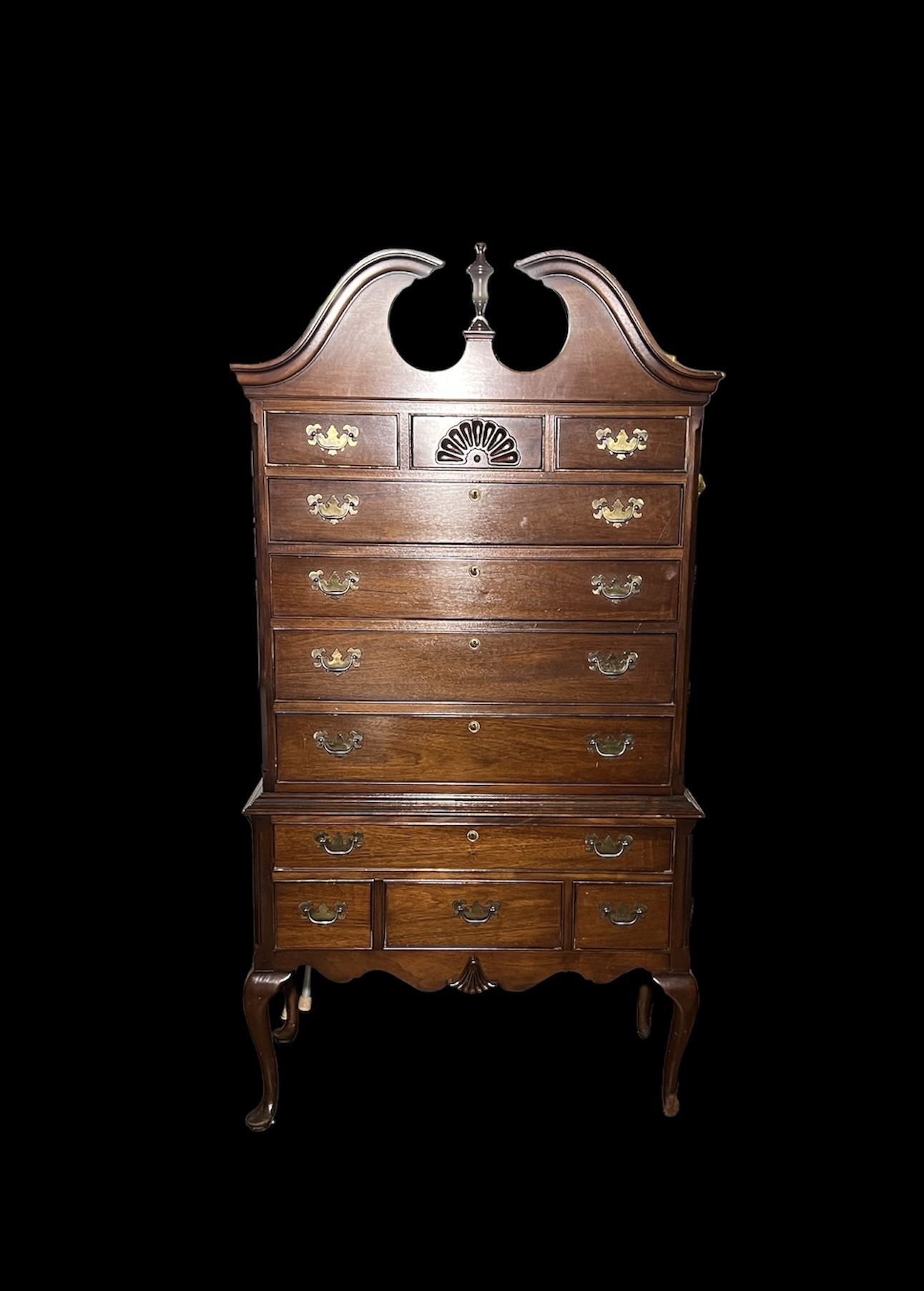 Real wood dresser Queen Anne Cherry Highboy