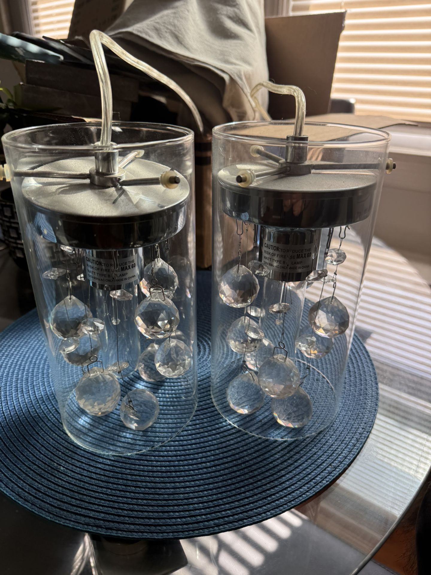2 Pendant Drop Ceiling lights
