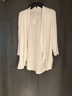 White blouse cover up