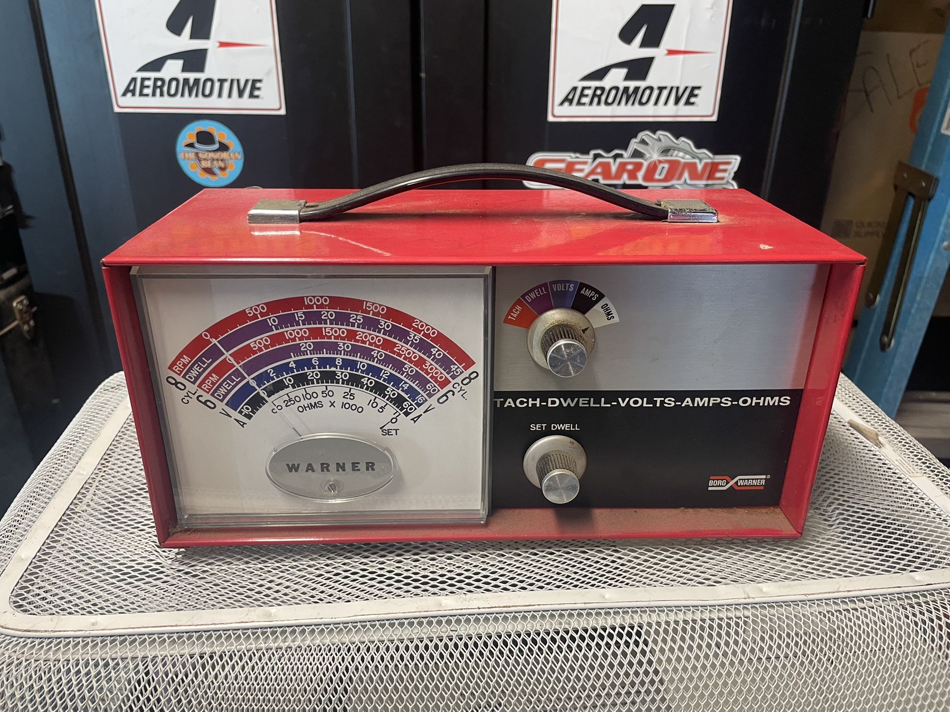 Borg-Warner Tester Tach/Dwell/ Volts/Amps
