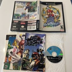Super Mario Sunshine GameCube Nintendo Complete CIB w/ Manual